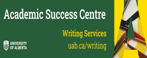 Writing Services - University of Alberta Logo